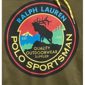 190. Ralph Lauren Polo Sportsman Hoodie Size